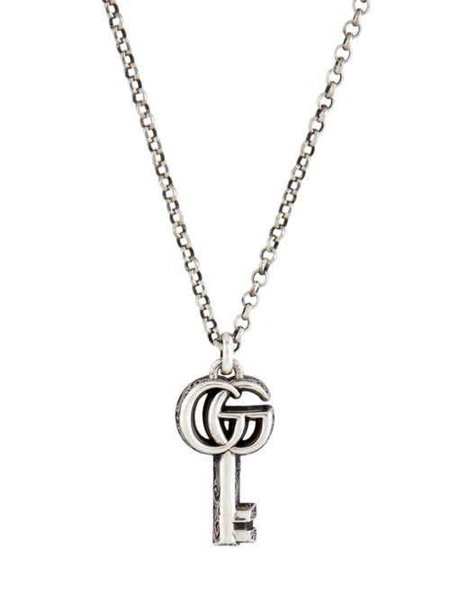 Gucci GG Marmont Key Pendant Necklace