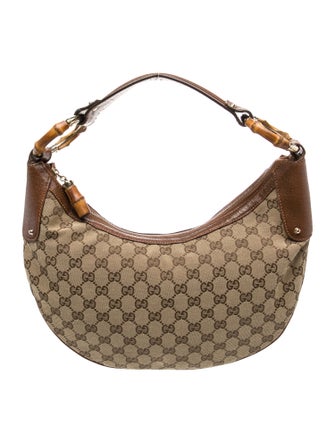 Gucci GG Canvas Bamboo Ring