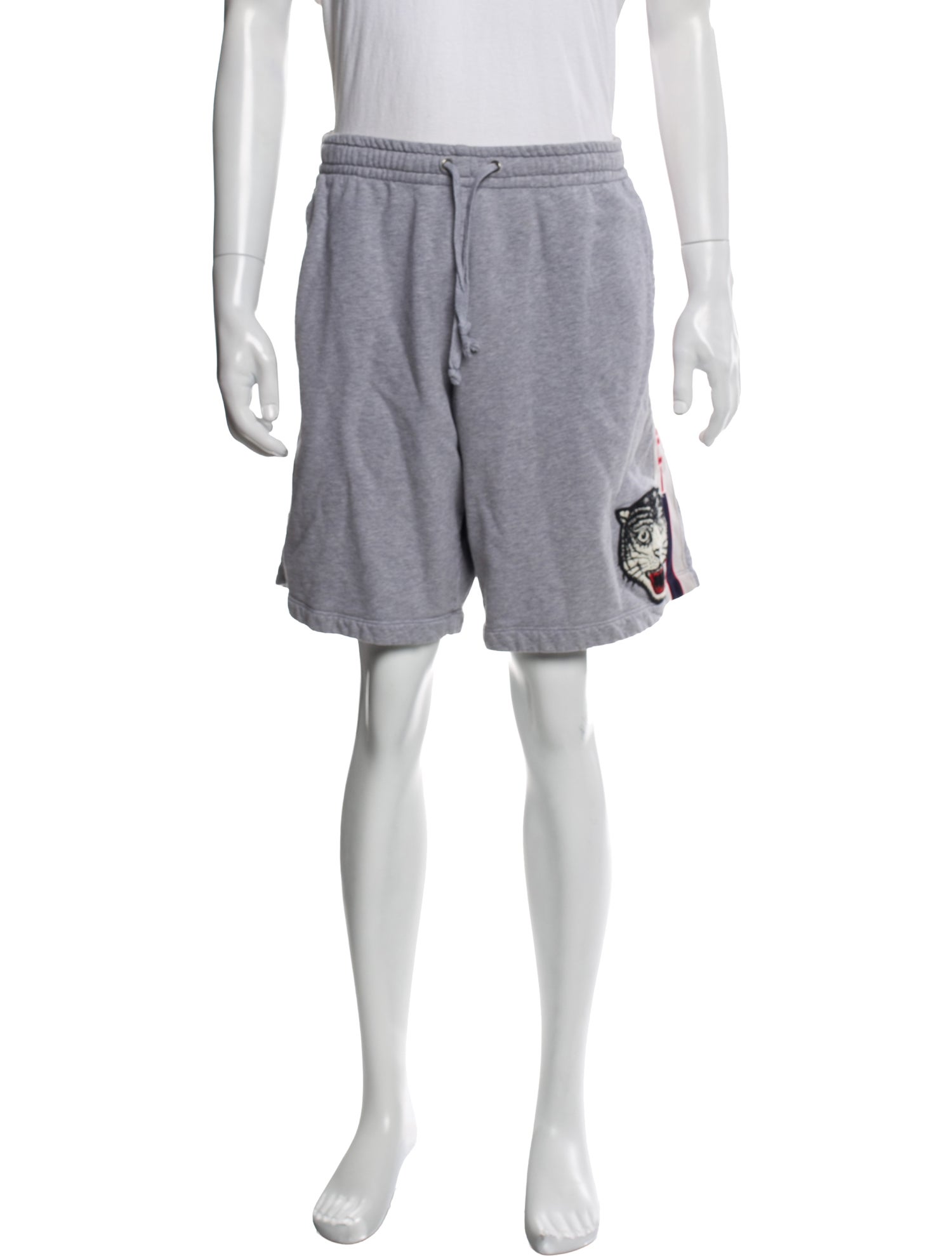 Gucci Feline Head Accent Jogger Shorts