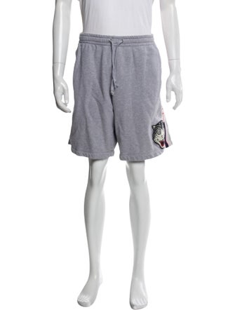 Gucci Feline Head Accent Jogger Shorts
