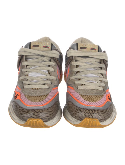 Gucci Leather Printed Sneakers