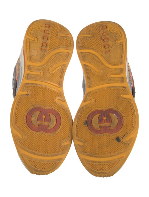 Gucci Leather Printed Sneakers