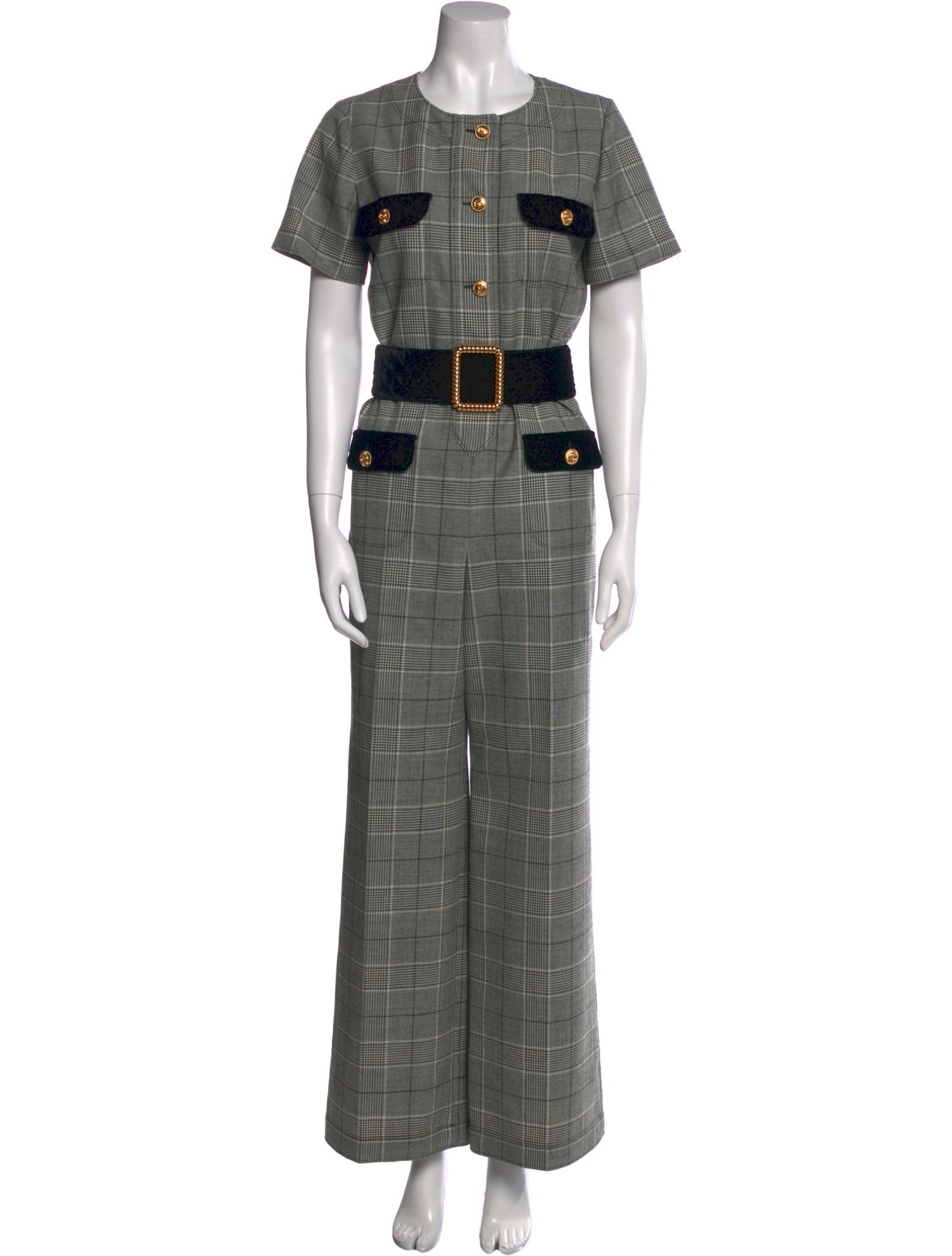 Gucci 2019 Prince Of Wales Jumpsuit