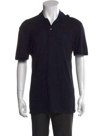 Gucci Web Accent Collar Polo Shirt