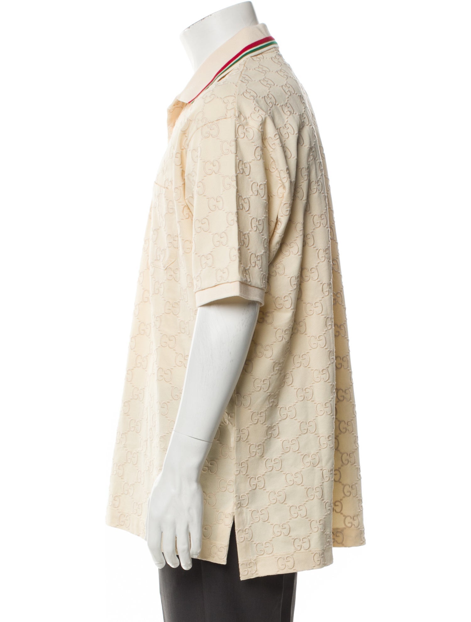 Gucci GG Plus Collar Polo Shirt w/ Tags