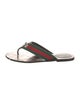 Gucci Interlocking G Logo Flip Flops