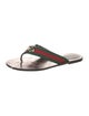 Gucci Interlocking G Logo Flip Flops