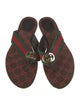 Gucci Interlocking G Logo Flip Flops