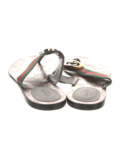 Gucci Interlocking G Logo Flip Flops