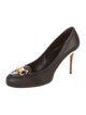 Gucci Horsebit Accent Leather Pumps