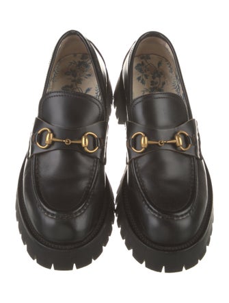 Gucci Horsebit Accent Leather Mules