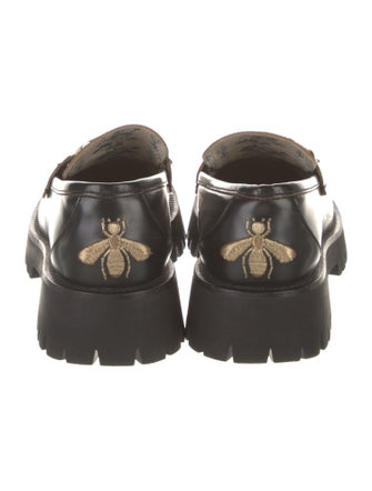 Gucci Horsebit Accent Leather Mules