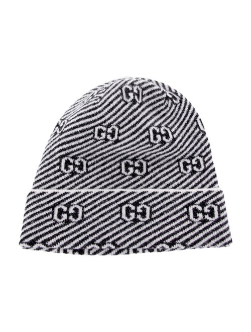 Gucci GG Logo Metallic Beanie