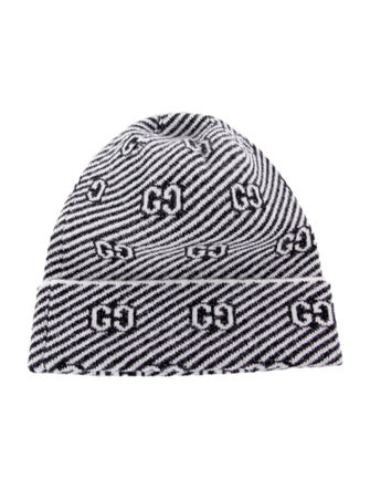 Gucci GG Logo Metallic Beanie