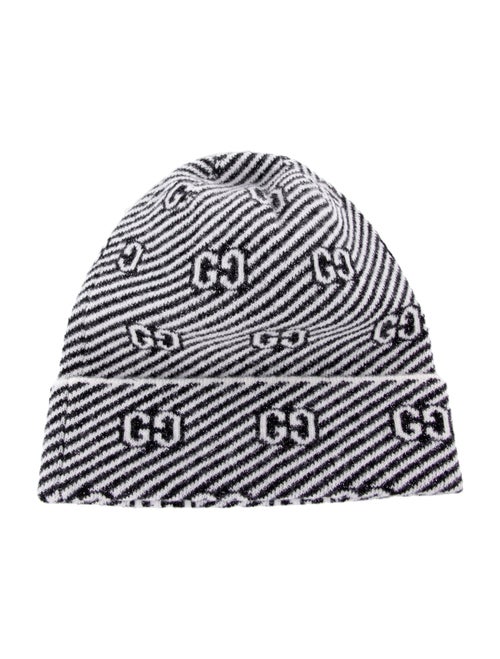 Gucci GG Logo Metallic Beanie