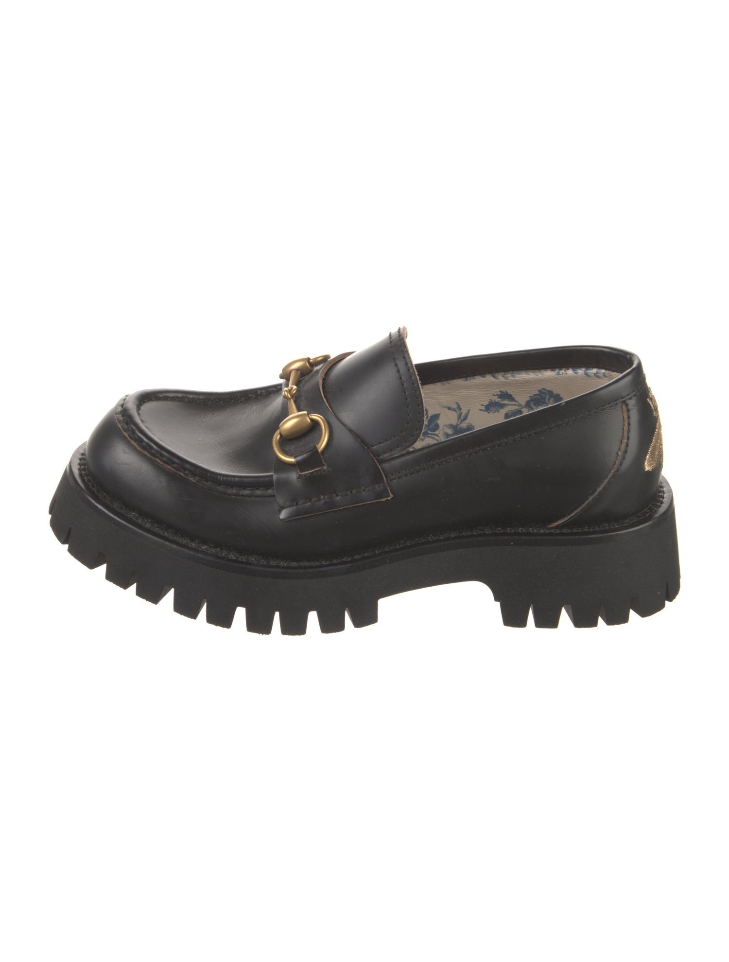 Gucci Horsebit Accent Leather Loafers