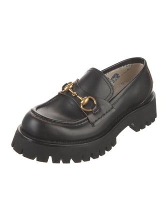 Gucci Horsebit Accent Leather Loafers