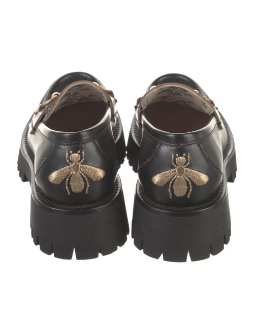 Gucci Horsebit Accent Leather Loafers