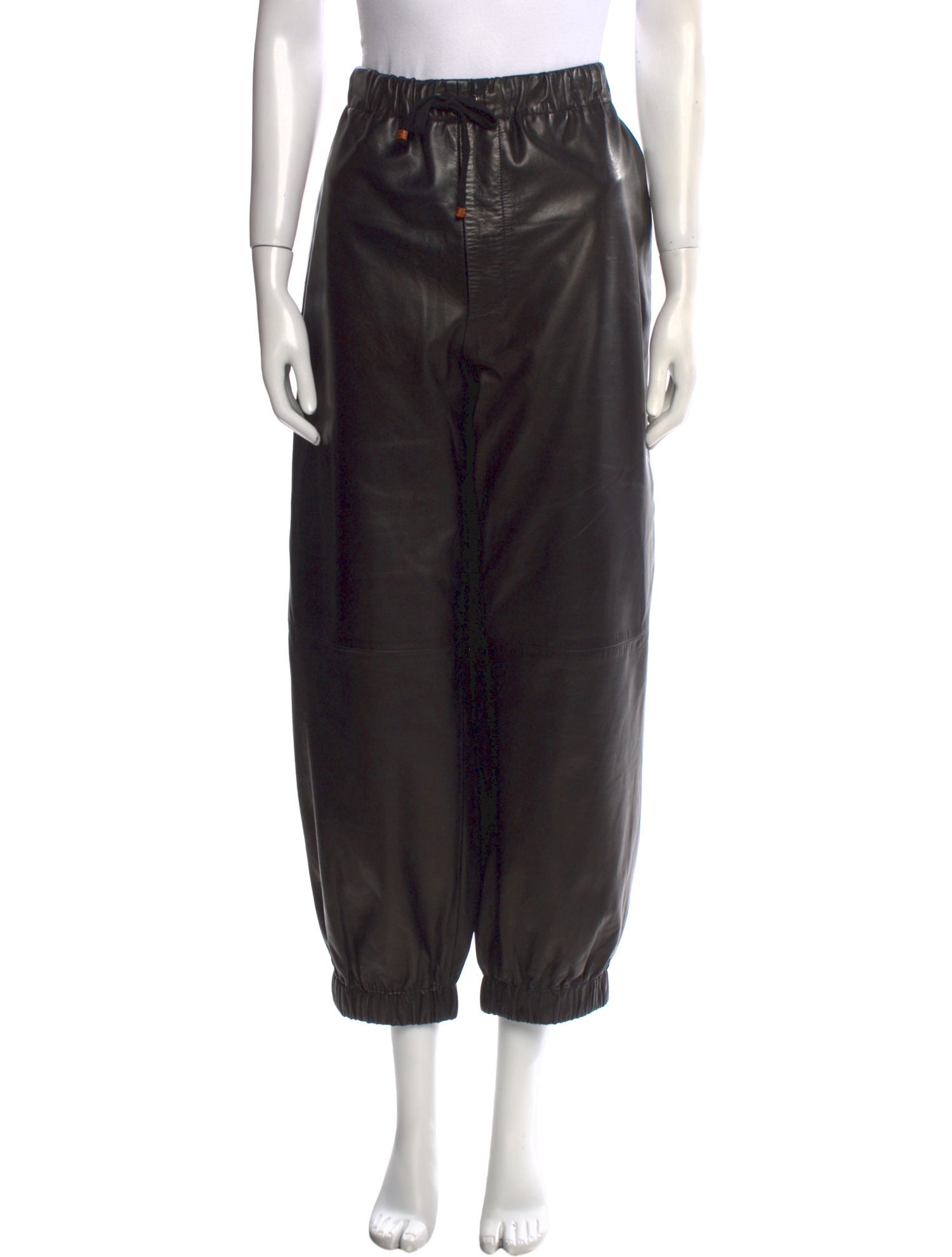 Gucci Lambskin Straight Leg Pants