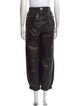 Gucci Lambskin Straight Leg Pants