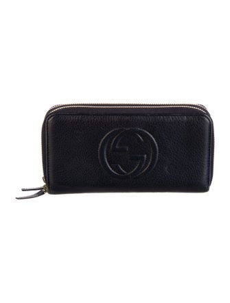 Gucci Interlocking G Logo Leather Continental Wallet