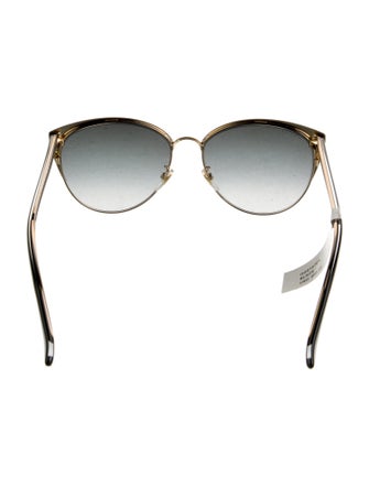 Gucci Interlocking G Logo Cat-Eye Sunglasses