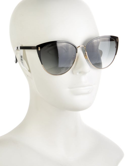 Gucci Interlocking G Logo Cat-Eye Sunglasses