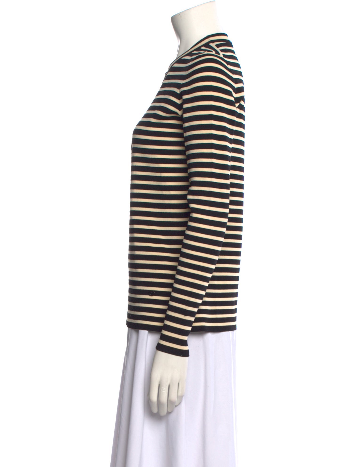 Gucci Silk Striped Top