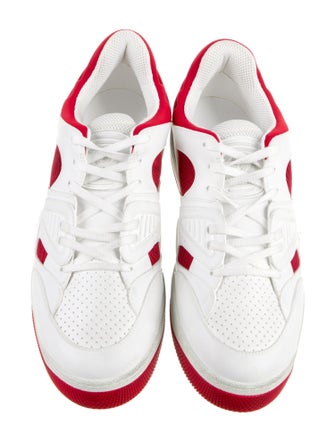 Gucci Leather Printed Sneakers