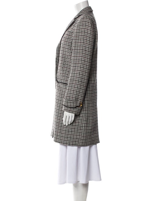 Gucci Wool Plaid Print Coat