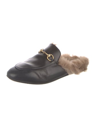 Gucci 1955 Horsebit Accent Leather Mules