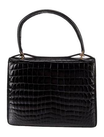 Gucci Crocodile Top Handle Bag