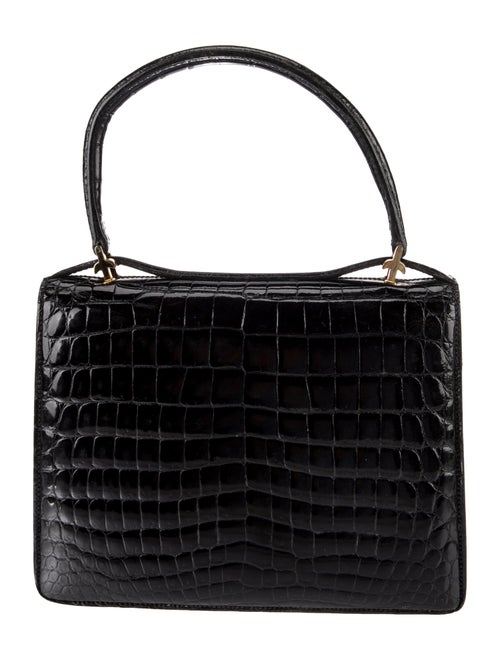 Gucci Crocodile Top Handle Bag