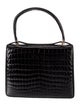 Gucci Crocodile Top Handle Bag