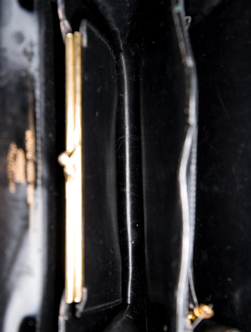 Gucci Crocodile Top Handle Bag