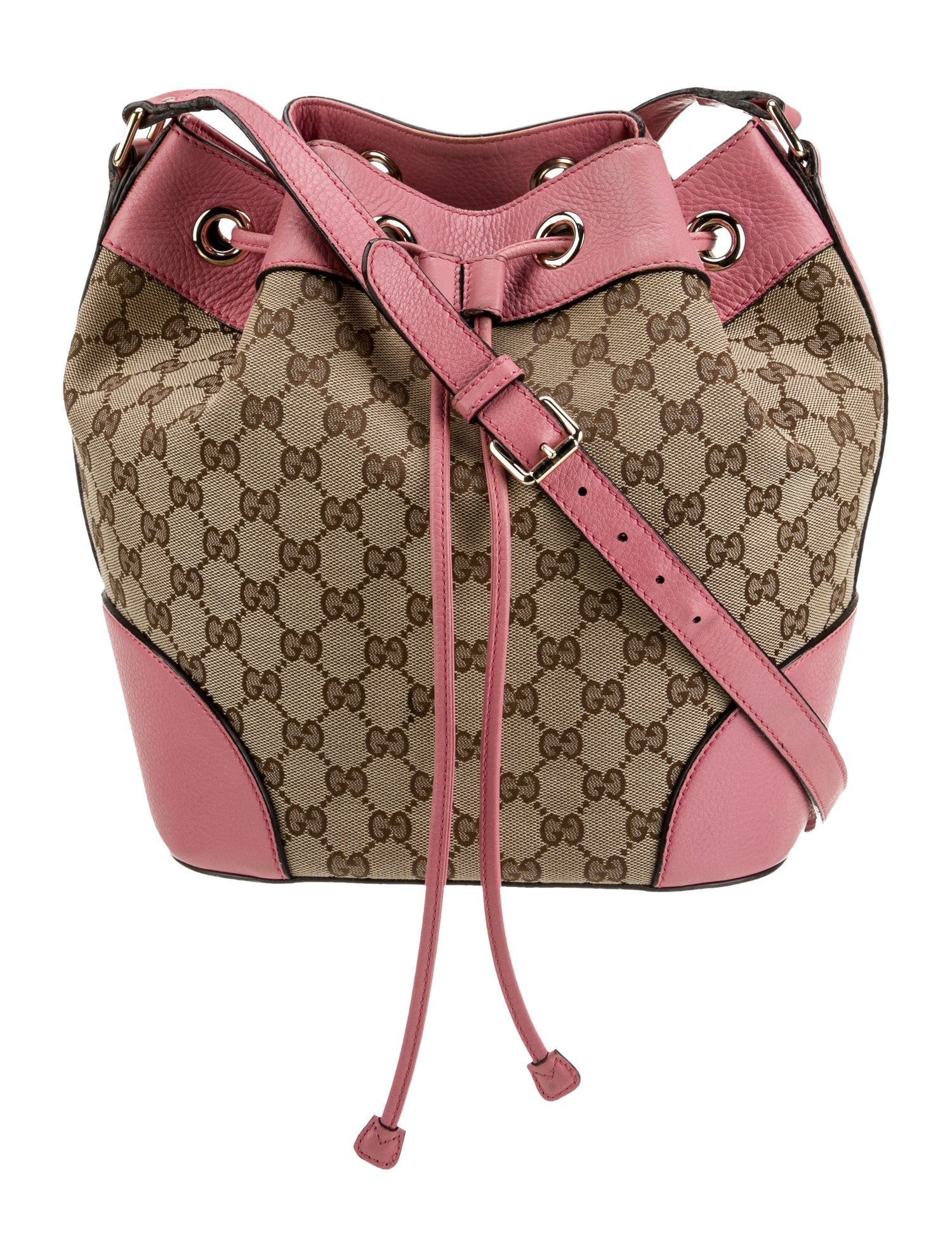 Gucci Canvas Bucket Bag