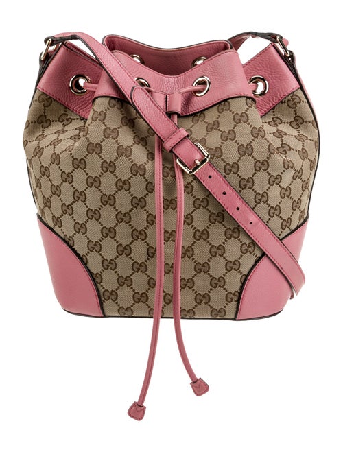 Gucci Canvas Bucket Bag