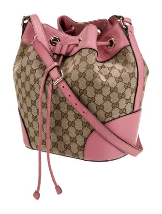 Gucci Canvas Bucket Bag