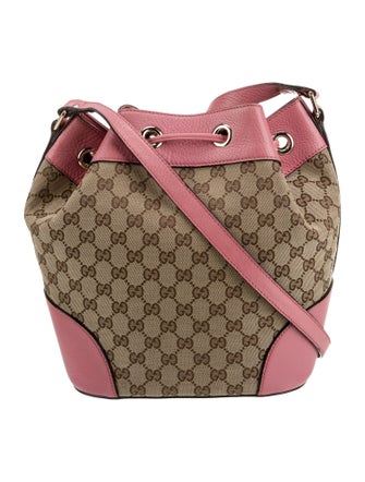 Gucci Canvas Bucket Bag