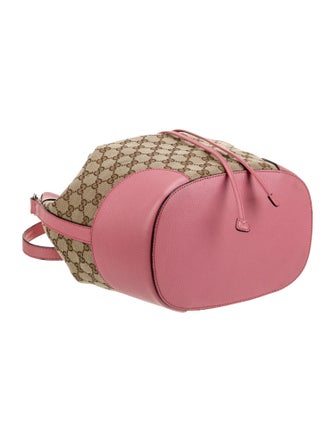 Gucci Canvas Bucket Bag