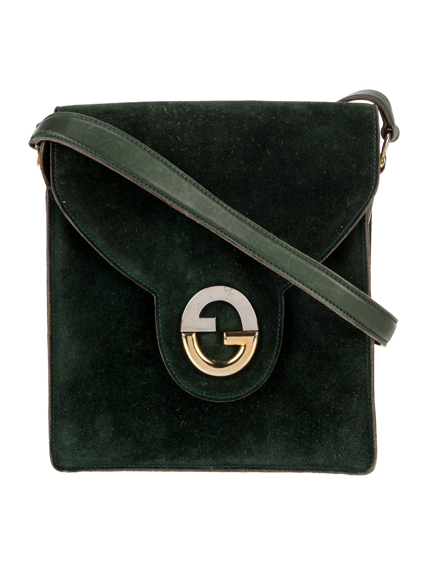 Gucci Suede Shoulder Bag