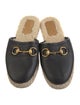 Gucci Horsebit Accent Leather Espadrilles