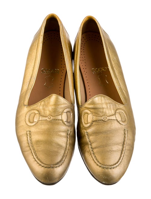Gucci Horsebit Accent Leather Loafers