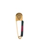 Gucci Web Safety Pin Keychain