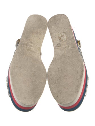 Gucci Glitter Slingback Sandals