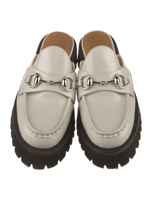 Gucci Horsebit Accent Leather Mules