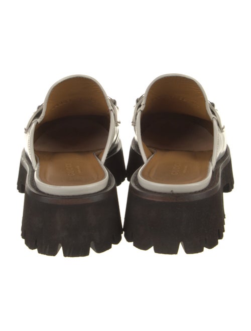 Gucci Horsebit Accent Leather Mules
