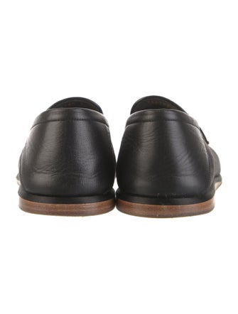 Gucci Horsebit Accent Satin Loafers