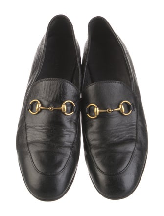 Gucci Horsebit Accent Leather Loafers