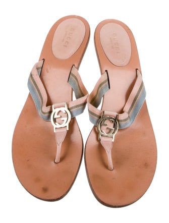 Gucci Interlocking G Logo Slides